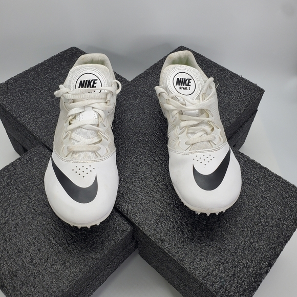 Nike Shoes Men\'s 9 Zoom 400 Track Sprint Cleats AA1205-002 White main image 9
